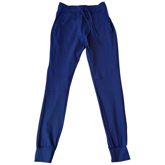 NWOT Buffbunny Collection Luxe Joggers 2 Pocket Dark Royal Blue Size Small - Picture 5 of 6